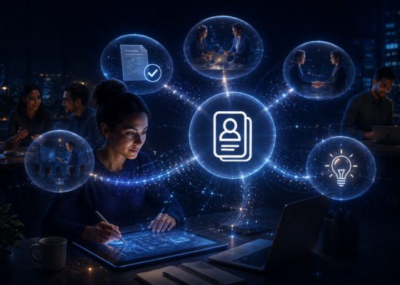 TalentSync Profile connecting a person’s activities, evidence, capabilities, roles, and relationships.